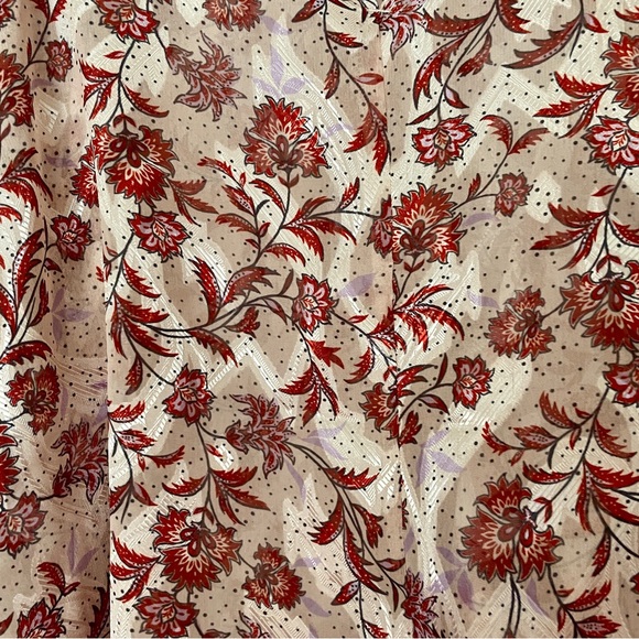Pretty silky print blouse - Picture 8 of 8